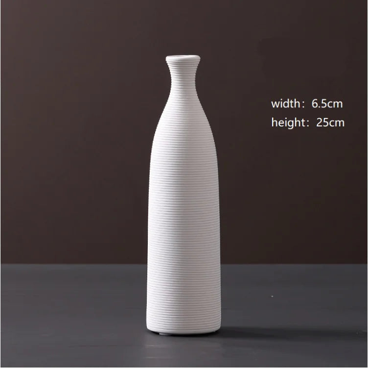 Minimalist Ceramic Vase - set