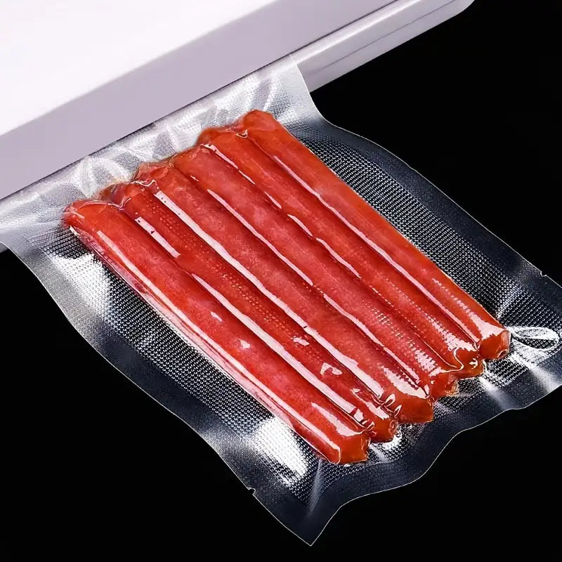 Pre-cut vacuum bags detail