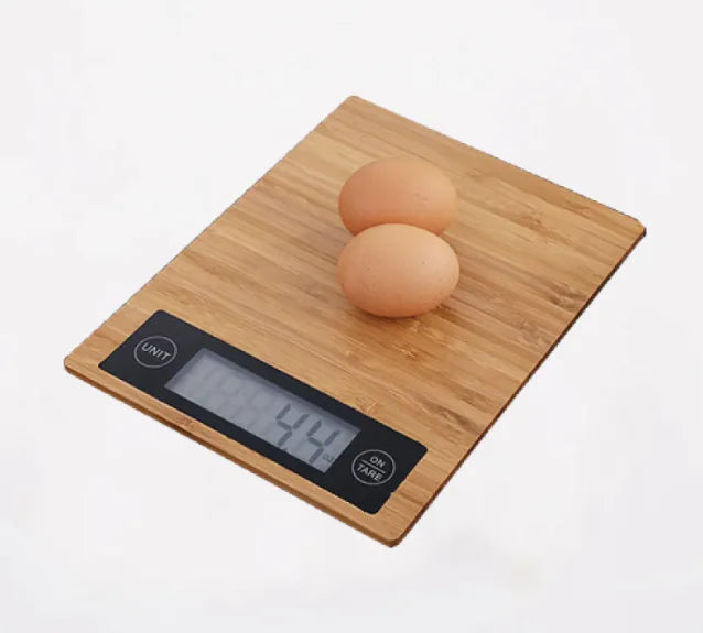 FreshLock Bamboo Digital Kitchen Scale