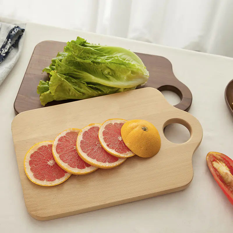 Walnut Cutting & Serving Board - in use