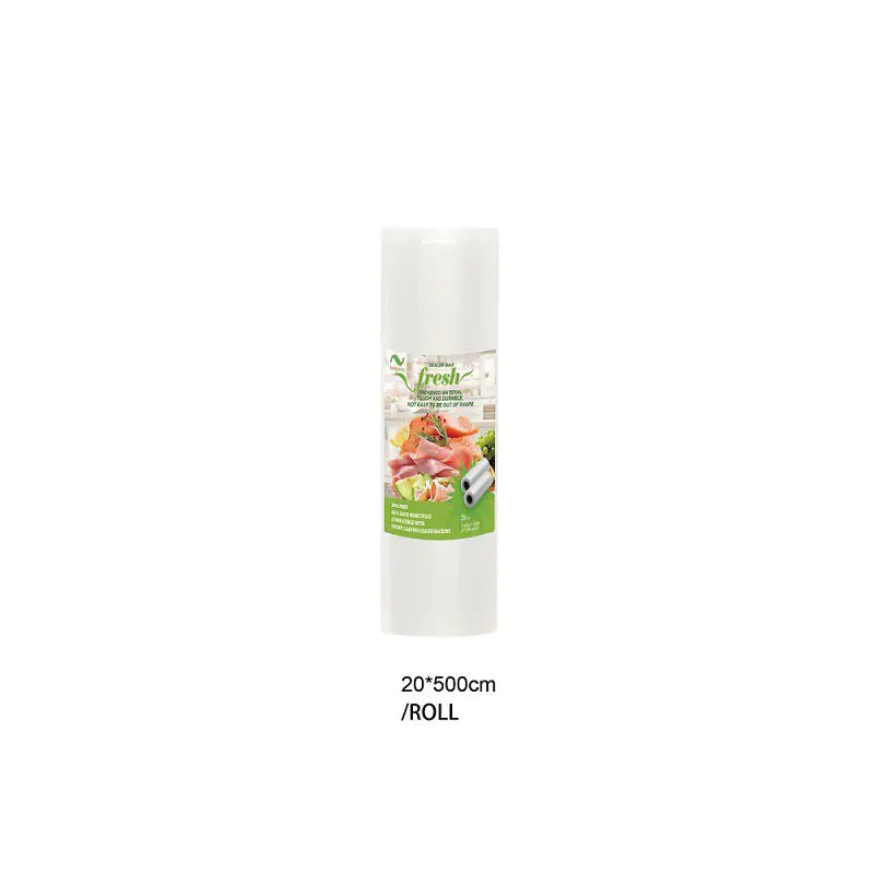 Transparent vacuum bag roll details